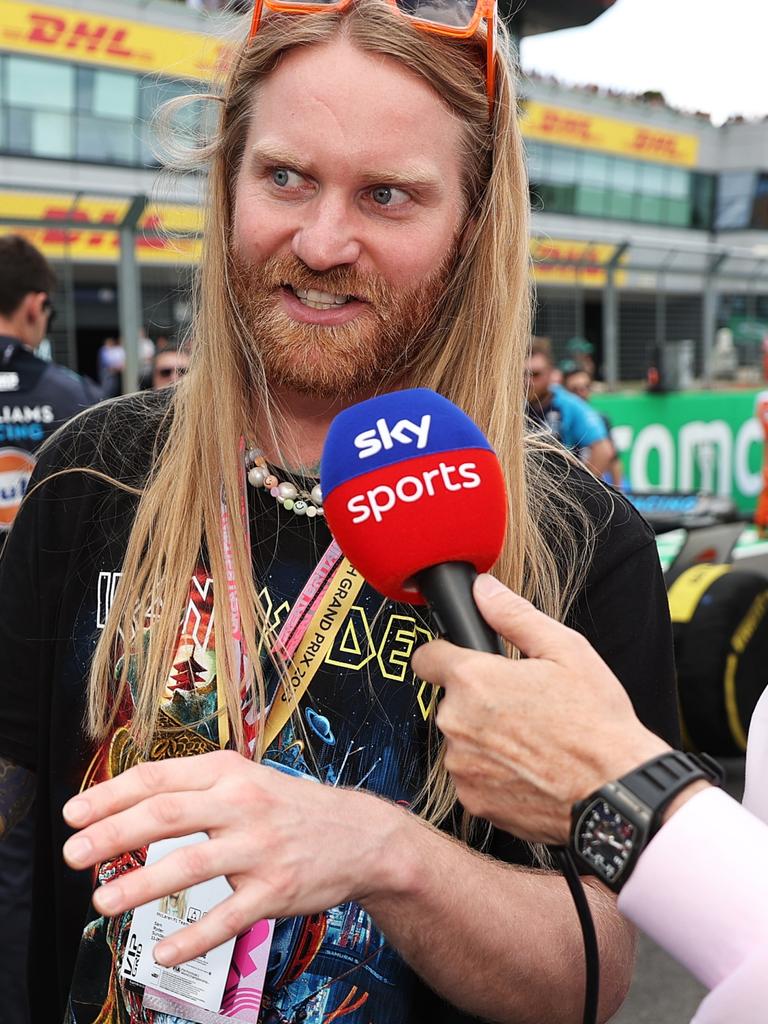 Ryder showed off his F1 knowledge. (Photo by Ryan Pierse/Getty Images)