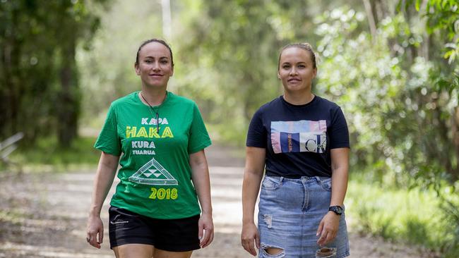 Sisters Marama Gray and Awhi Gray are helping Kiwis on the Gold Coast who are struggling financially because of the global pandemic. Picture: Jerad Williams