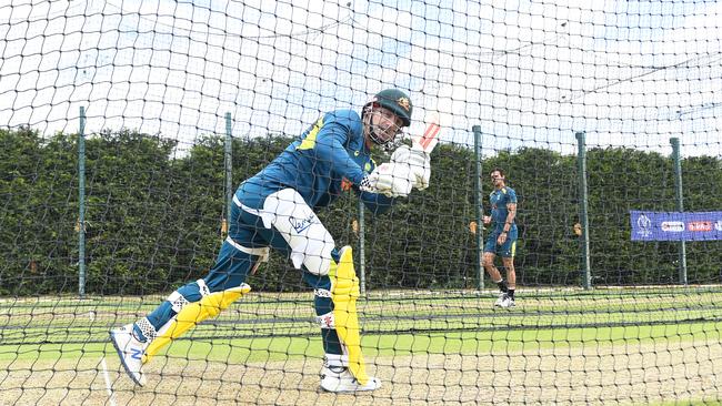 Justin Langer’s side have been training in the Trent Bridge nets ahead of their West Indies clash.