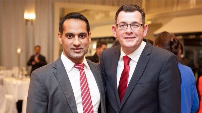 Jasvinder Sidhu employed by Daniel Andrews’ government at an electorate office Supplied Facebook