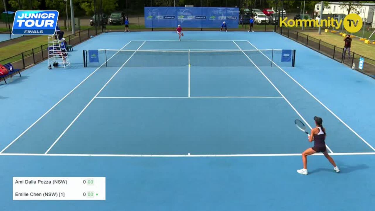 Replay: Ami Dalla Pozza v Emilie Chen (Under-14 Girls Singles Final) 2024 Tennis Australia Junior Tour Masters U12, U14 Day 7