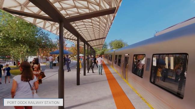 Plan for a rail spur line to put trains back into Port Adelaide