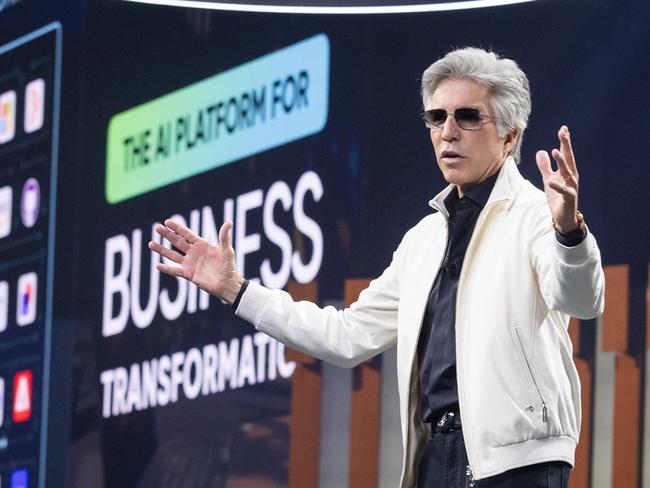 ServiceNow CEO Bill McDermott at the firm’s annual Knowledge2024 conference in Las Vegas this week. Picture: Supplied