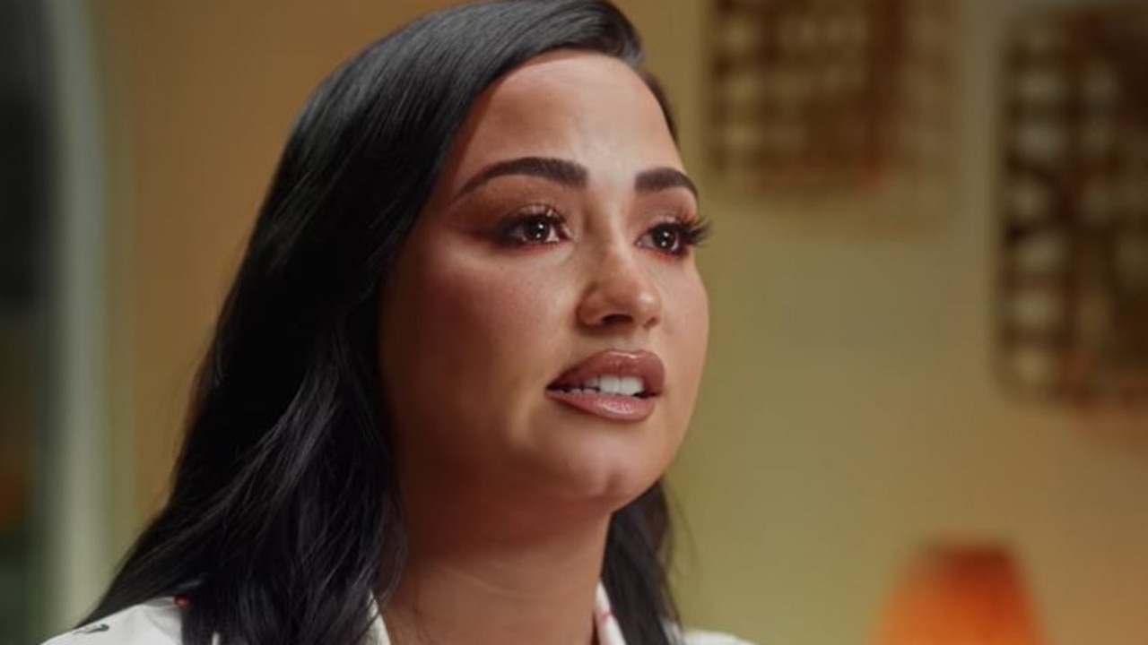 Demi Lovato has spoken in depth about the night she almost died in her new docuseries, Dancing With the Devil. Picture: YouTube