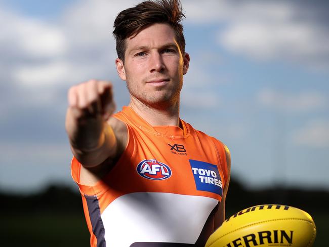 Portrait of GWS Giants player Toby Greene ahead of this weeks AFL Grand Final where the Giants will play Richmond at the SCG. Picture. Phil Hillyard