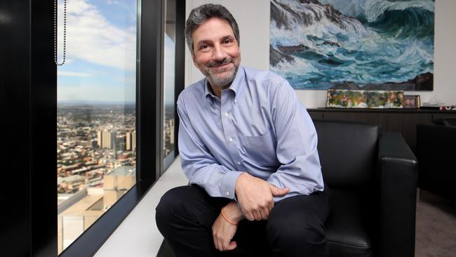 Telstra’s executive for networks and IT, Nikos Katinakis. Picture: David Geraghty