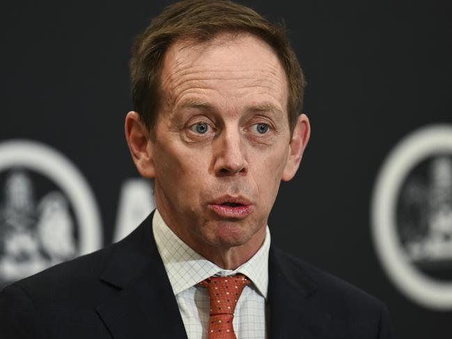 CANBERRA, AUSTRALIA, NewsWire Photos. AUGUST 7, 2023: Attorney General Shane Rattenbury holds a press conference in Canberra. Picture: NCA NewsWire / Martin Ollman