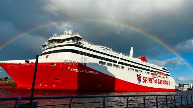 Spirit of Tasmania IV in Leith, Edinburgh, Scotland. Picture: Lee Groves