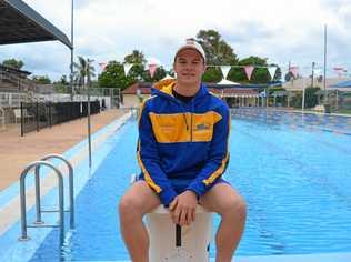 LEAGUE OF HIS OWN: Mitch is the first person in Dalby to compete in Open Water Nationals. Picture: Meg Gannon