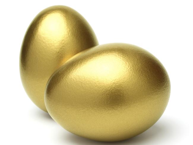 two golden nest eggs, superannuation