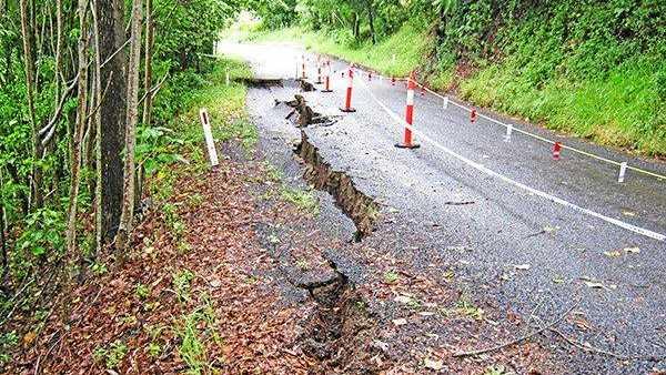 Flood damaged roads in Lismore will take months to repair. Picture: Contributed Lismore City Council