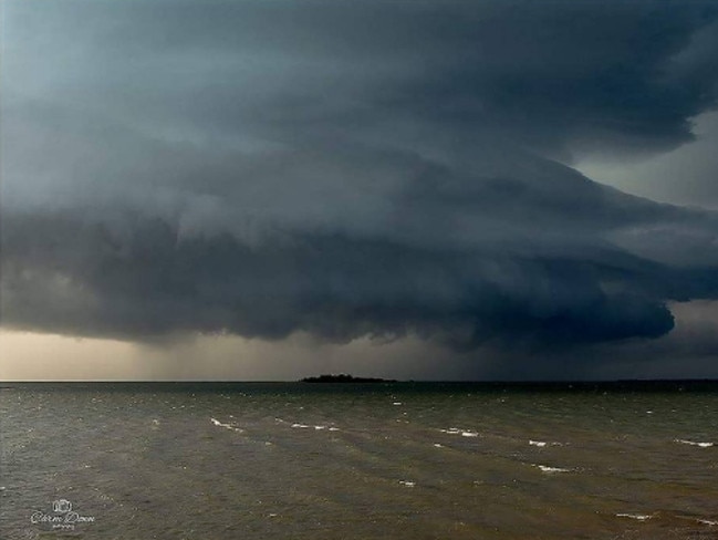 Reader's photos of the weekend storms in Brisbane, posted onto the #snapbrisbane Instagram page.