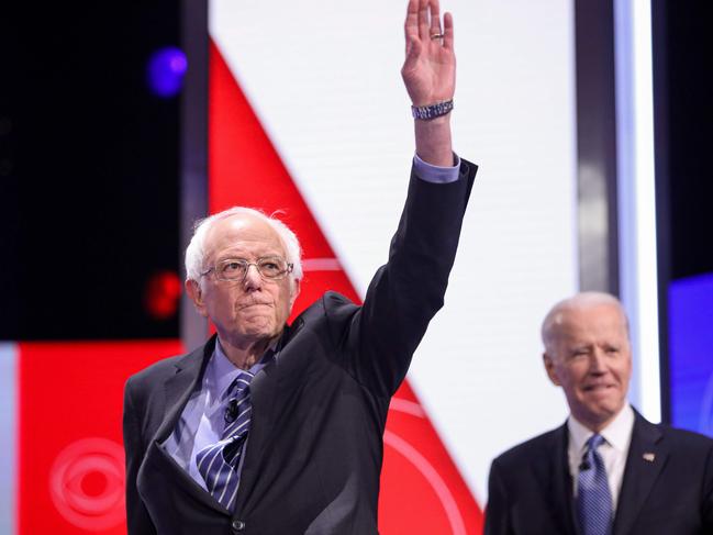 Bernie Sanders this week also endorsed Joe Biden. Picture: AFP