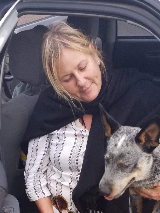 Bowen Collinsville Pet Rescue co-founder Bronwen Wicks with Storm, a deaf puppy rescued a few months ago. Photo: Contributed