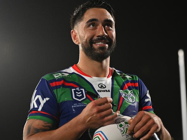 Shaun Johnson has announced his retirement from the NRL. (Photo by Hannah Peters/Getty Images)