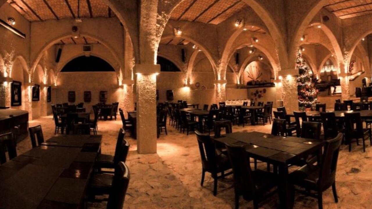 The underground restaurant is fascinating in itself. Picture: Matices Hotel de Barricas