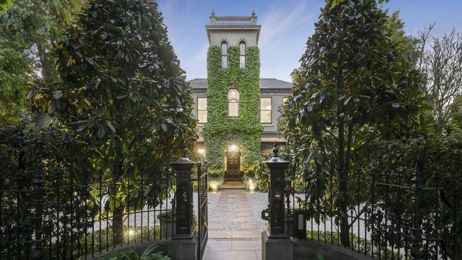 Ex-Carlton Football Club president Luke Sayer’s former Hawthorn East mansion.