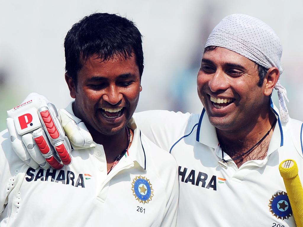 VVS Laxman does it again for India, this time alongside Pragyan Ojha in Mohali in 2010.