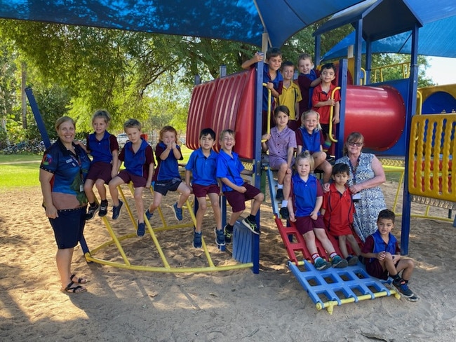 29/08/2024 - Transition C (from left to right) – Mrs Marrion Niven, Sierra Lena, Cooper Mitchell, Hudsen Beverstock, Milari Torres-Carne, Leo Wagstaff, Jesse Djerkkura, Hunter Gunnlauggsson, Heath Hines, Zayd Adams, Aylee Cooper, Maude Farmer, Hunter Corrie, Marshall Logan, Mrs Sophie Liddle, Roy Karkadoo Picture: Jetske Hines