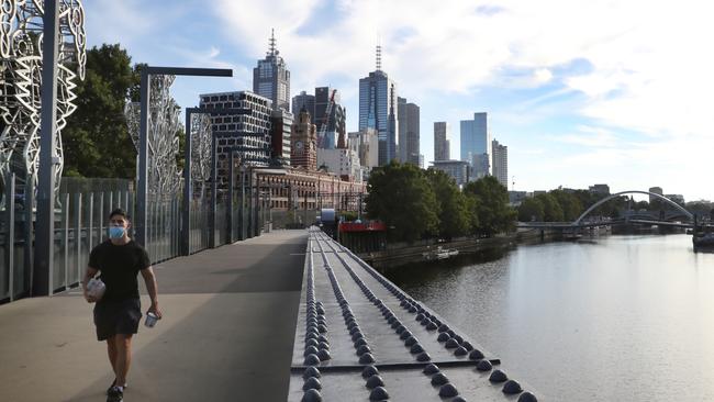 Melbourne’s COVID lockdown ended on Wednesday night. Picture: David Crosling