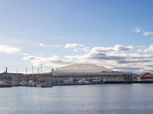 New renders of Hobart's proposed Macquarie Point AFL Stadium. Picture: Macquarie Point Development Corporation