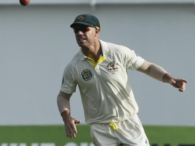 David Warner is renowned for his chat in the field. But those days may be over.