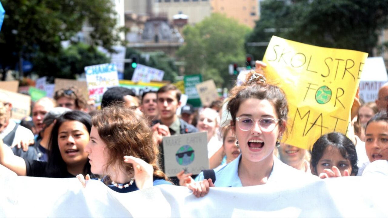 Students abandon education to fight for climate action