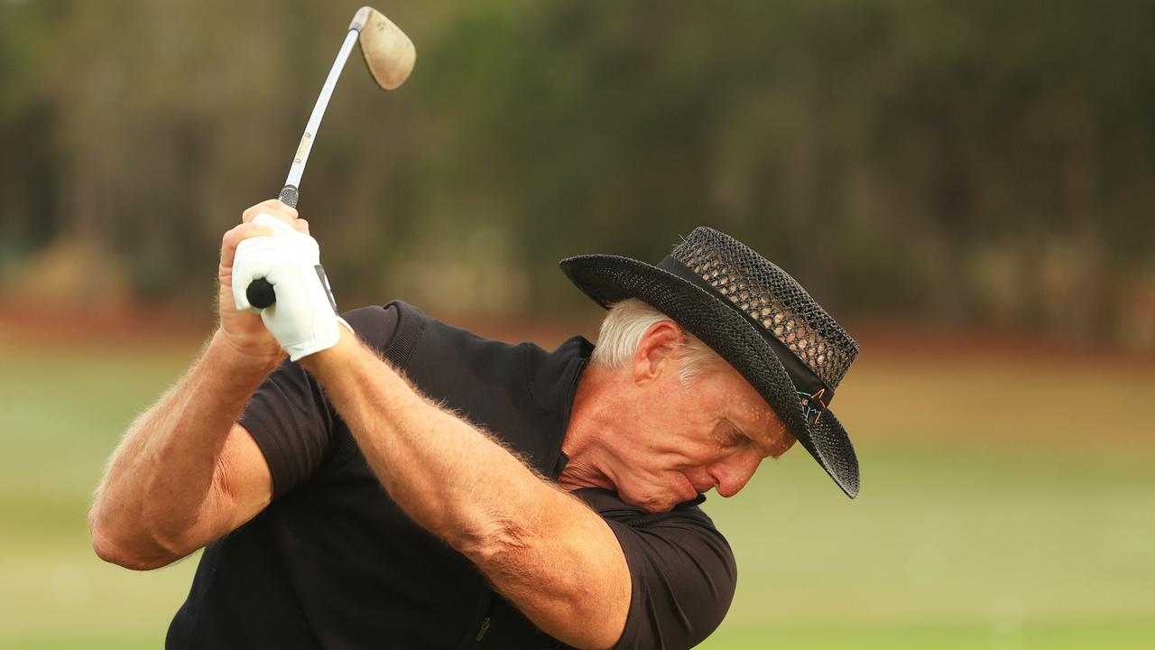 Greg Norman’s position at the helm of the Saudi-backed rebel golf series is in doubt. Picture: Getty Images