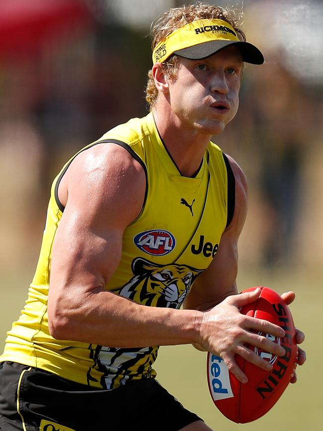 Josh Caddy is excited by ex-Gold Coast teammate Tom Lynch’s arrival at the Tigers. Picture: AFL Media