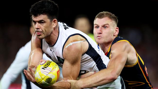 Matt Kennedy had to be dropped to be named as Carlton’s sub.