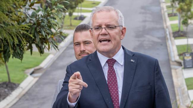 Prime Minister Scott Morrison rejected reports that he "deliberately misrepresented" the bipartisan nature of the AUKUS agreement.
Picture: NCA / Jason Edwards