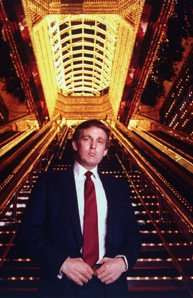 Donald Trump owes millions on loans for properties he acquired as a real estate tycoon (above in Trump Tower) Picture: Ted Thai/LIFE/Getty Images