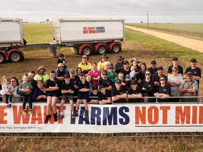 Mine Free Mallee Farms, Mine Free Wimmera Farms, and Dunmunkle Land Protection Group oppose mining projects in the region. Picture: Rachel Simmonds