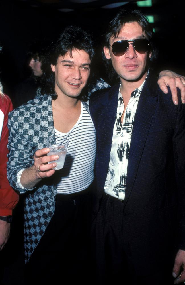 ‘Ed’s my brother, and I’m always going to take his side’ … but even Alex Van Halen (right) was stunned by his sibling’s decision to work with Jackson.