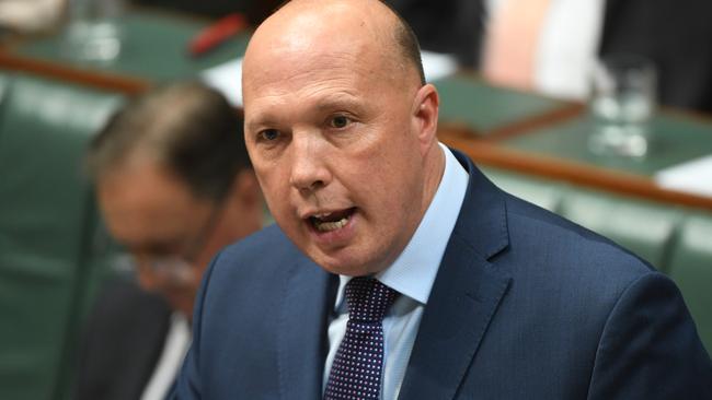 Home Affairs Minister Peter Dutton. Picture: Getty Images