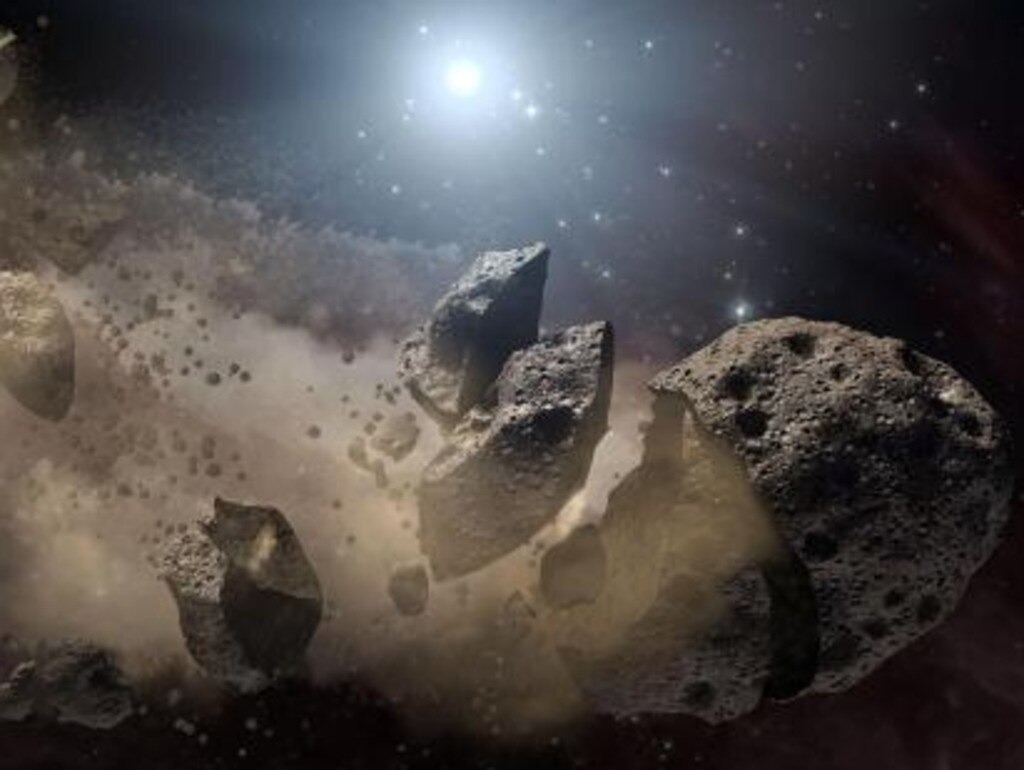 Planetary defence experts want to know if it is possible to evacuate a city of 10 million people if a giant asteroid is on its way to earth. Picture: Supplied