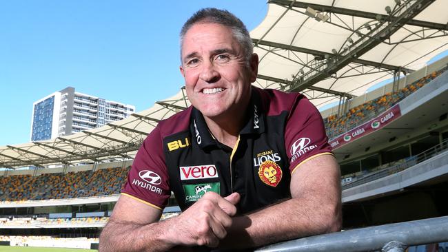New Lions coach Chris Fagan at the Gabba. Picture: Jono Searle