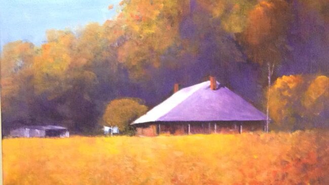 Ray Manhall's Autumn in the Vineyard painting was among the pieces stolen from former Onkaparinga Mayor Lorraine Rosenberg. Picture: supplied