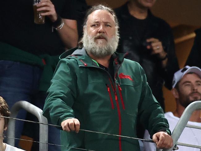 Souths co-owner Russell Crowe commissioned the Book of Feuds in 2008. Picture: Cameron Spencer/Getty Images