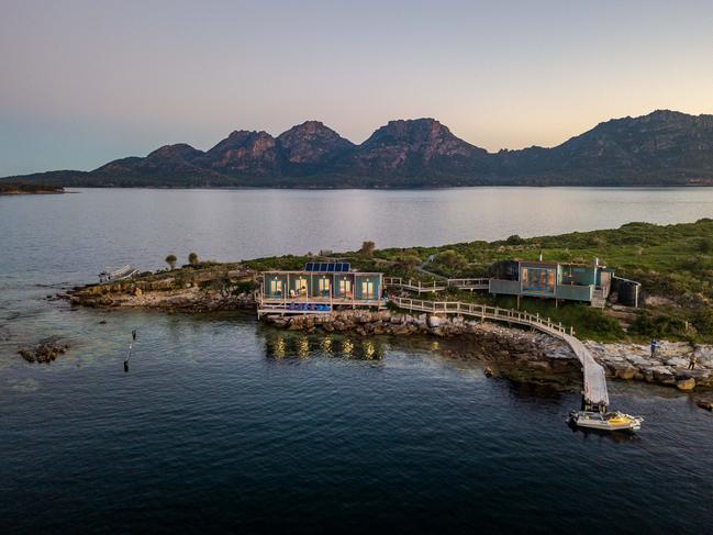 ESCAPE: Picnic Island, Freycinet, Tasmania. Picture: Carmel Boyd