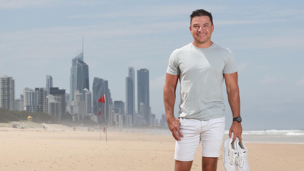 Mermaid business figure Dan Hunjas at Mermaid Beach. Picture Glenn Hampson