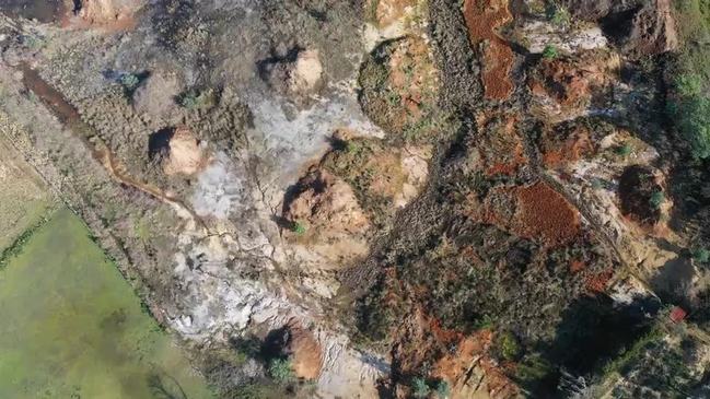 Gold found in Tasmanian mine sludge waste area in Beaconsfield's wetlands