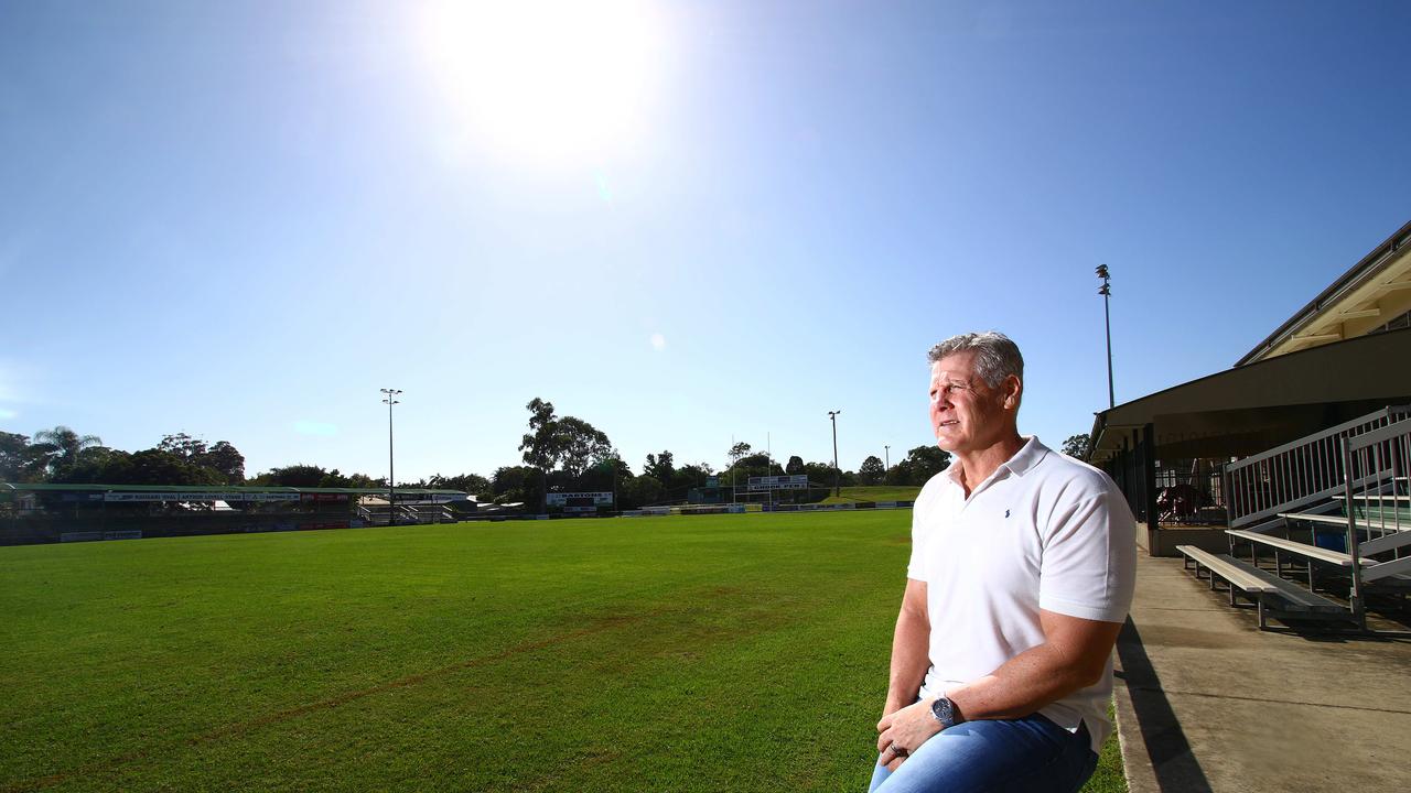 Seagulls legend Gene Miles at Kougari Oval