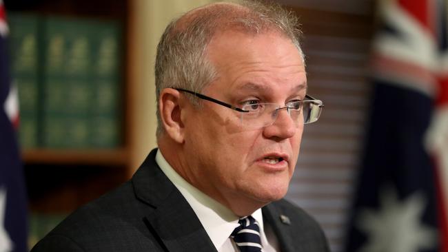 Scott Morrison has experienced a rare ‘tin ear’ moment, says Geoff Chambers. Picture: David Geraghty/The Australian.