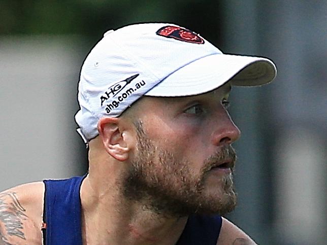 Melbourne football training Nathan Jones Gosch's paddock Picture:Wayne Ludbey