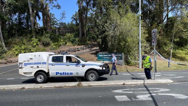 Police on scene. Picture: Savannah Pocock/Tweed Daily News