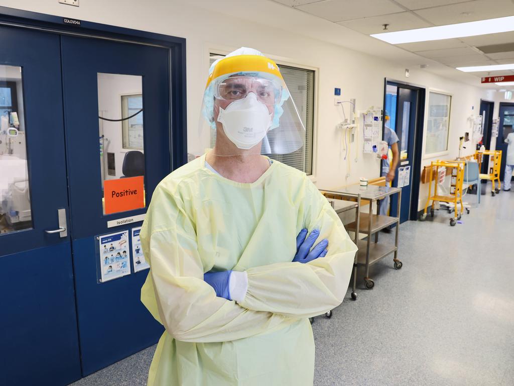 RPA Hospital ICU intensivist Dr Richard Totaro. Picture: Richard Dobson
