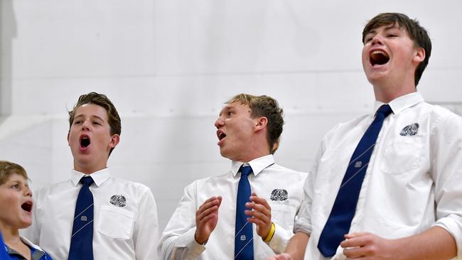 GPS Volleyball between Nudgee College and Ipswich Grammar School. Saturday February 4, 2023. Picture, John Gass