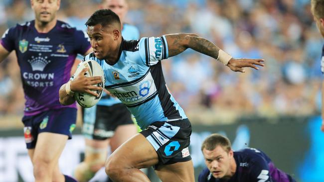 Ben Barba could return to the NRL — if clubs are willing to pay. Picture: Mark Evans