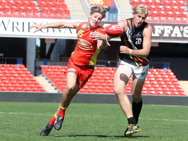 Dirk Koenen (left) has proven to be a rising key position player. Picture: Richard Gosling